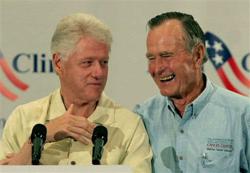 Former President George H.W. Bush as a...
