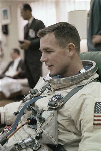 Neil Armstrong passing Channel 7 during a...