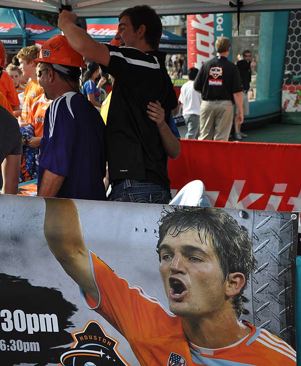 Images of the fans and atmosphere as the MLS...