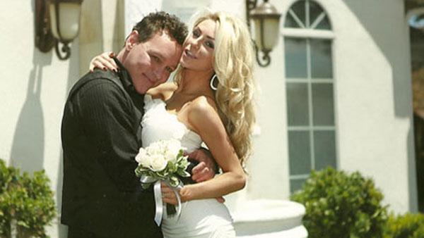 A photo of Doug Anthony Hutchinson and bride Courtney Alexis Stodden from his official website. - Provided courtesy of Doughutchison.com A photo of Doug Anthony Hutchinson and bride Courtney Alexis Stodden from his official website. - Provided courtesy of Doughutchison.com