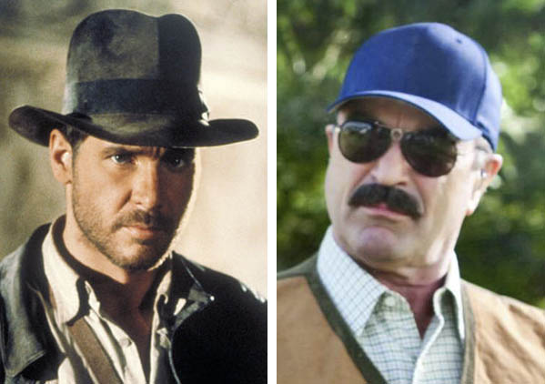 Harrison Ford (left) is pictured in a scene from...