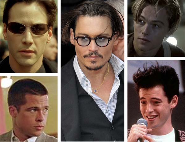 Johnny Depp (center) in 2009 during the premiere...