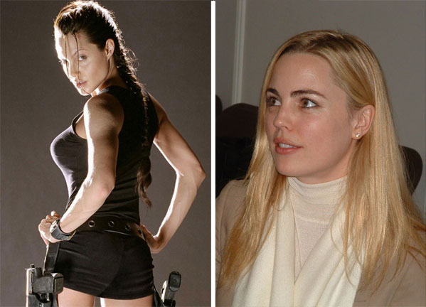 Angelina Jolie (left) appears in an...