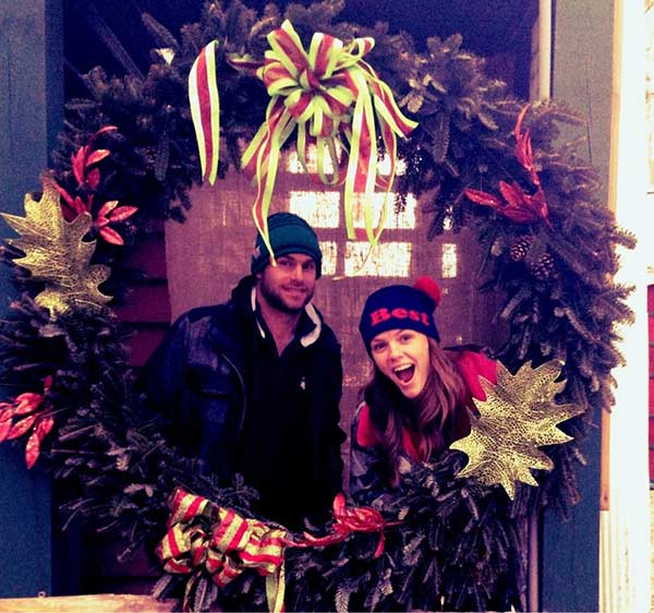 Model and actress Brooklyn Decker shared this photo on Dec. 24, 2012, Tweeting: 'Merry Christmas y'all!'