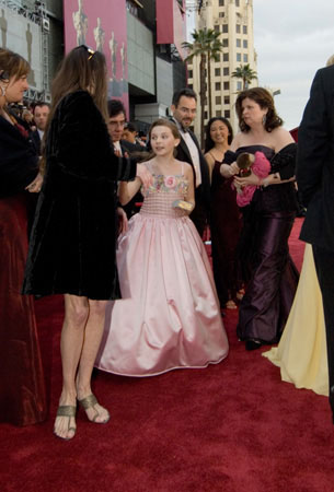 Abigail Breslin in a Simin gown, 2007.