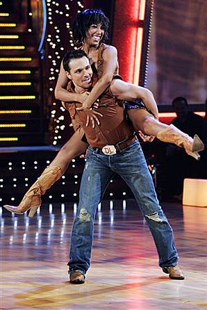 Cheryl Burke and Drew Lachey do their 'Save a...