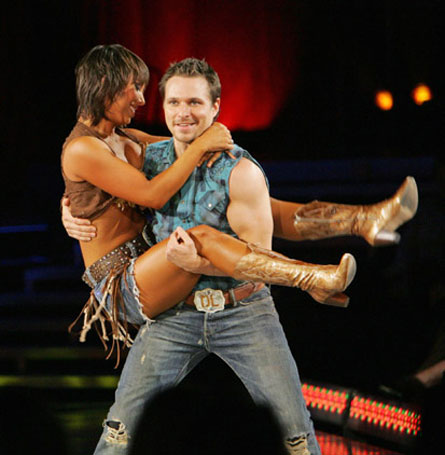 Cheryl Burke and Drew Lachey do their 'Save a...