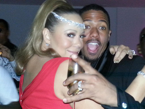 Mariah Carey shared this New Year's Eve photo on...