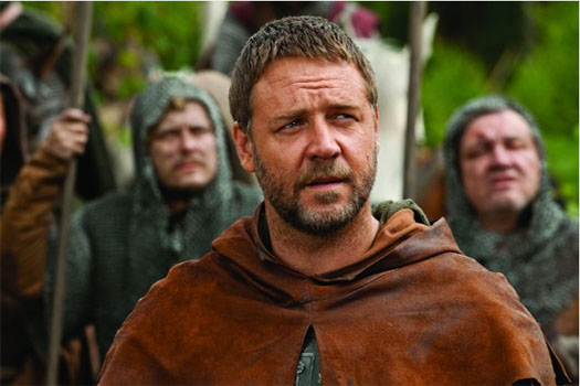 Russell Crowe in a scene from 'Robin Hood.'