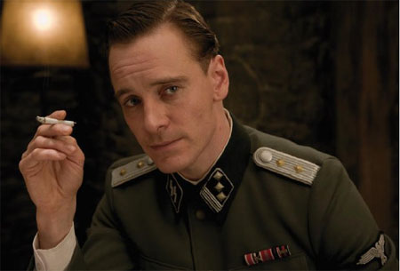 Michael Fassbender in a scene from 'Inglorious...