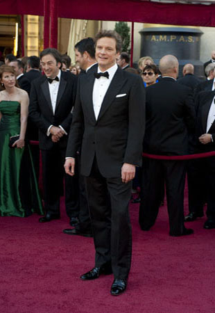 Colin Firth on the red carpet, 2010.
