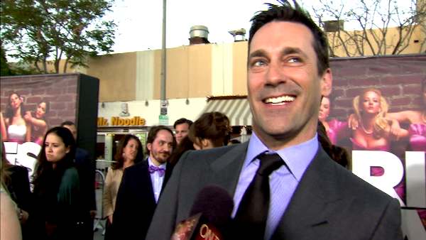 Jon Hamm talks to OnTheRedCarpet.com at the...