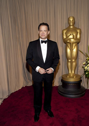 Tom Hanks on the red carpet, 2010.