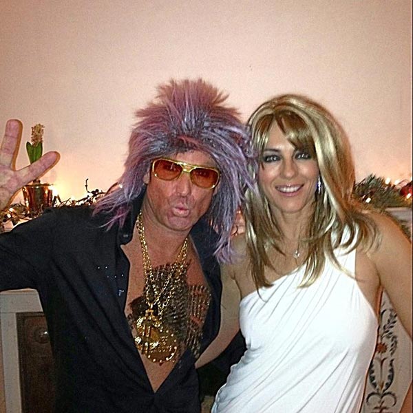 Elizabeth Hurley posted this photo on Twitter on...