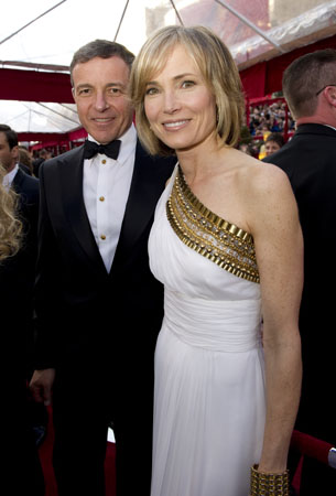 Bob Iger and Willow Bay on the red carpet, 2010.