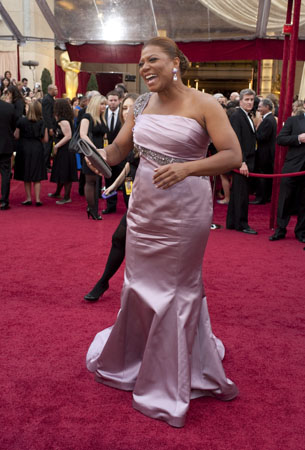 Queen Latifah on the red carpet, 2010.