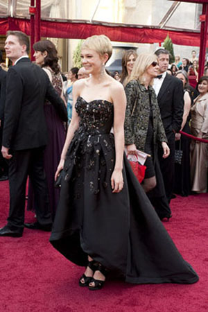 Carey Mulligan on the red carpet, 2010.