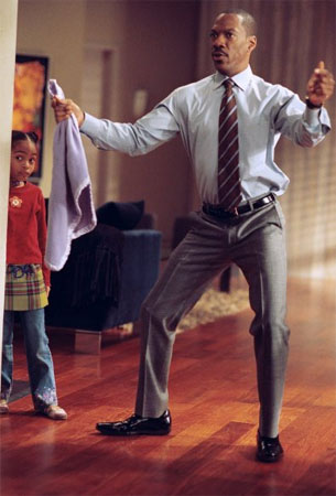 Eddie Murphy in a scene from the film, 'Imagine...