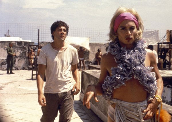 Johnny Depp and Javier Bardem in a scene from...