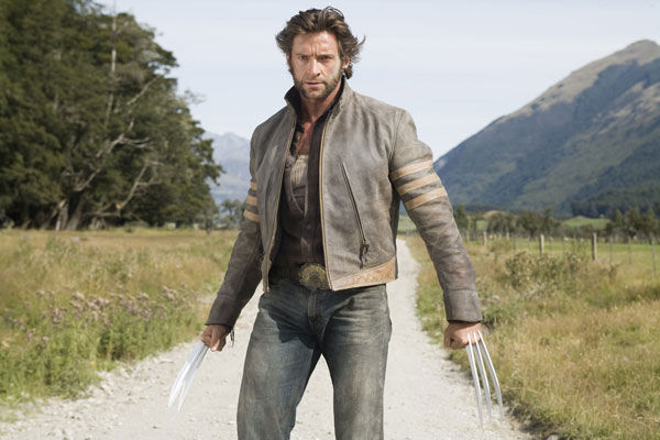 Hugh Jackman appears as Wolverine in a scene...