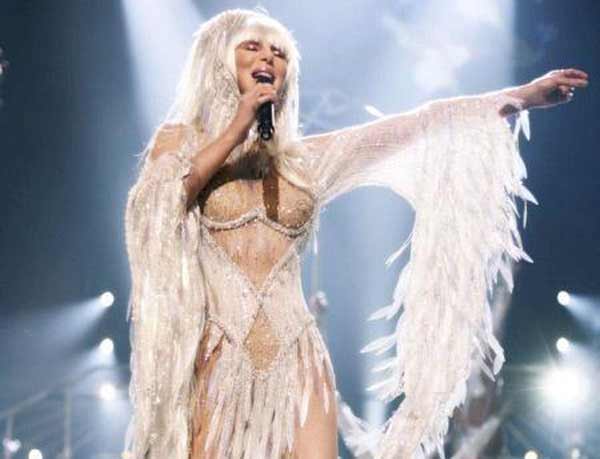 Cher performing at Caesar's Las Vegas