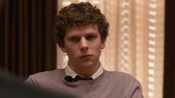 Jesse Eisenberg in a still from 'The Social...
