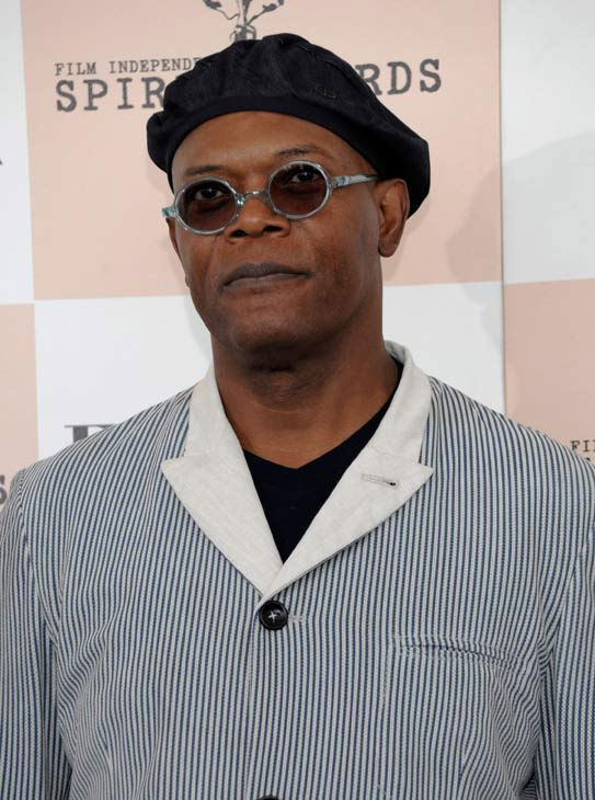 Samuel L. Jackson arrives at the Independent Spirit Awards on Saturday, Feb. 26, 2011, in Santa Monica, Calif.