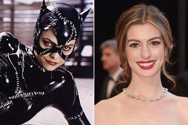 Left: Michelle Pfeiffer as Catwoman in the 1992...