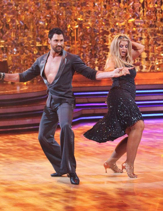 Kirstie Alley and her partner Maksim...