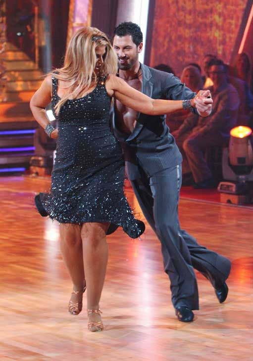 Kirstie Alley and her partner Maksim...