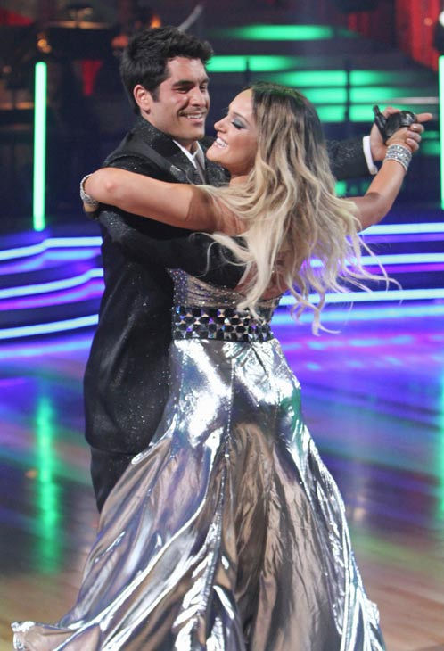 Mike Catherwood and his partner Lacey Schwimmer...