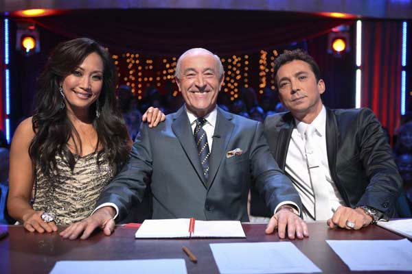 Judges Carrie Ann Inaba, Len Goodman and Bruno...