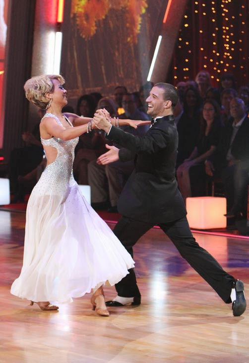 Chelsea Kane and her partner Mark Ballas...