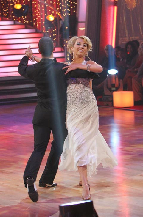 Chelsea Kane and her partner Mark Ballas received 21 out of 30 from the judges for their Foxtrot on the season premiere of 'Dancing With The Stars.'