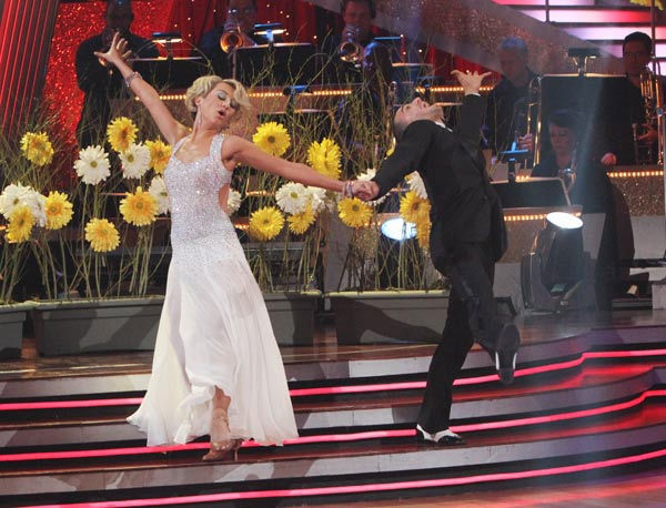 Chelsea Kane and her partner Mark Ballas...