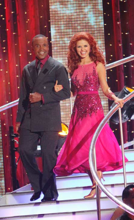 Sugar Ray Leonard and his partner Anna...