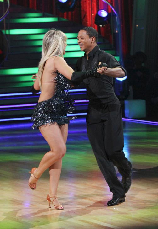 Romeo and his partner Chelsie Hightower received...