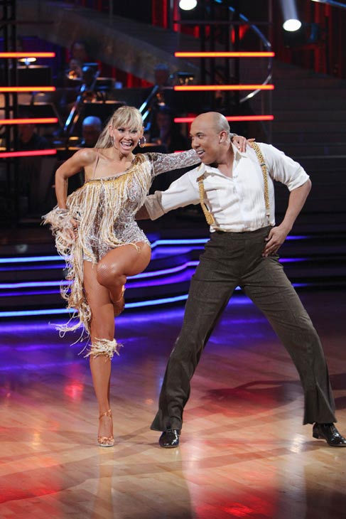 Hines Ward and his partner Kym Johnson received...