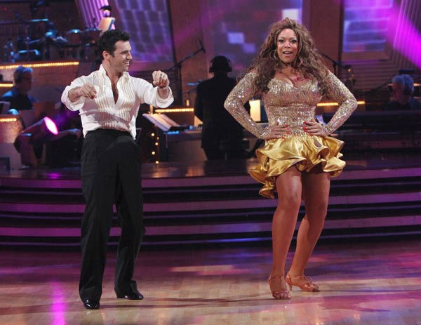 Wendy Williams and her partner Tony Dovolani...