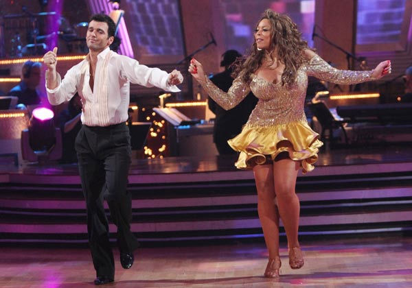 Wendy Williams and her partner Tony Dovolani...