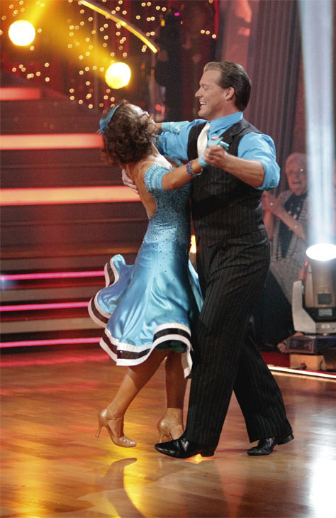 Chris Jericho and his partner Cheryl Burke...