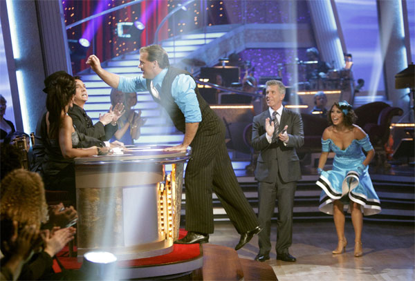 Chris Jericho and his partner Cheryl Burke...