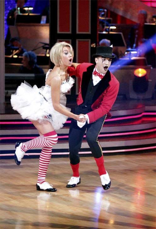 Chelsea Kane and her partner Mark Ballas...