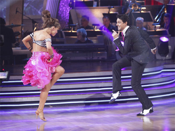 Ralph Macchio and his partner Karina Smirnoff...