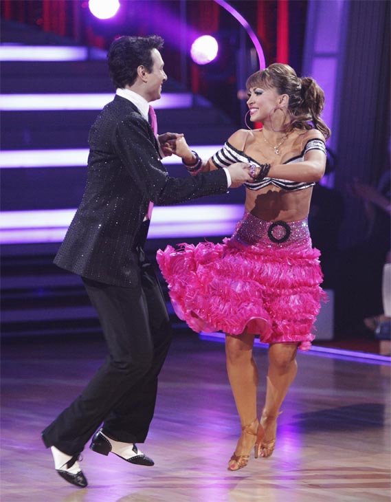 Ralph Macchio and his partner Karina Smirnoff...