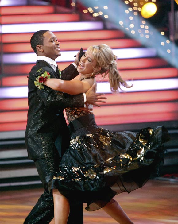 Romeo and his partner Chelsie Hightower received...