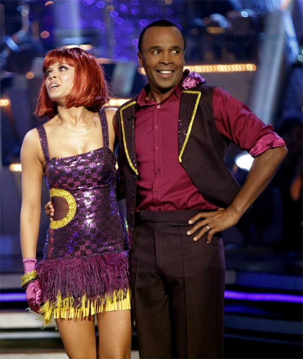 Sugar Ray Leonard and his partner Anna...