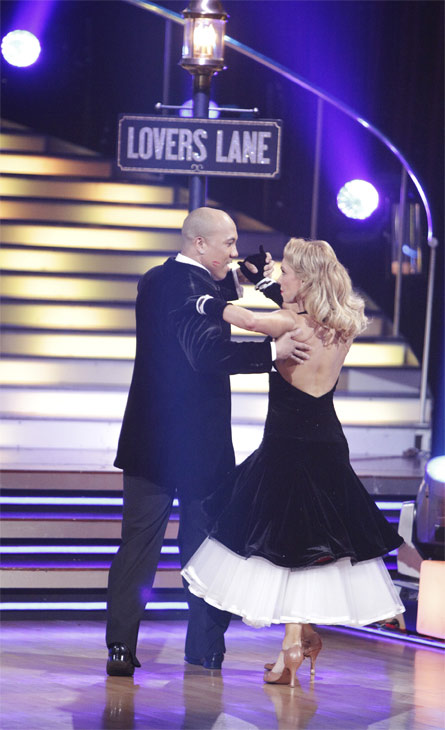 Hines Ward and his partner Kym Johnson received...