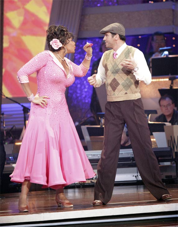 Wendy Williams and  her partner Tony Dovolani...