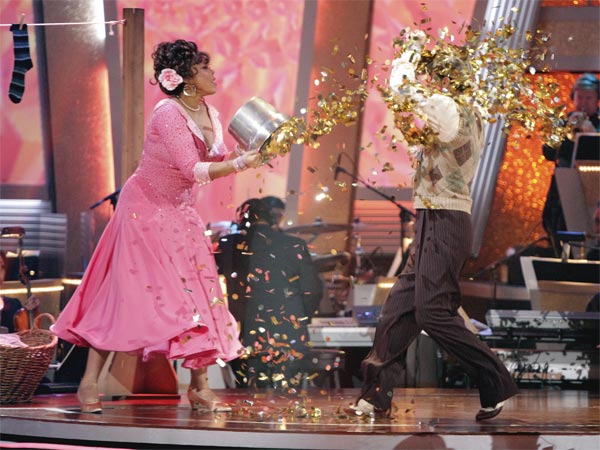 Wendy Williams and  her partner Tony Dovolani...